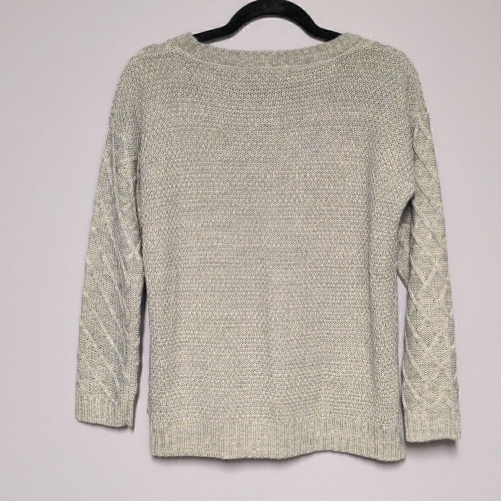 MAK Gray Cable Knit Sweater - Picture 3 of 3